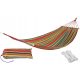 Garden and terrace hammocks Funfit garden hammock with pole, multi-coloured, 150 kg, 195 x 160