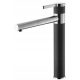 Moderno FLUSSO black stand kitchen faucet