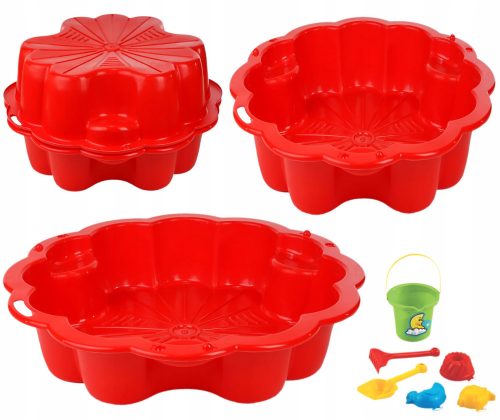 Large Double Sandpit Daisy Plus