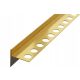 Linear Drain Glass Mosaic Beveled Edge Strip, Matt Gold, 120 cm