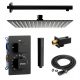 INEA BLACK black concealed shower faucet