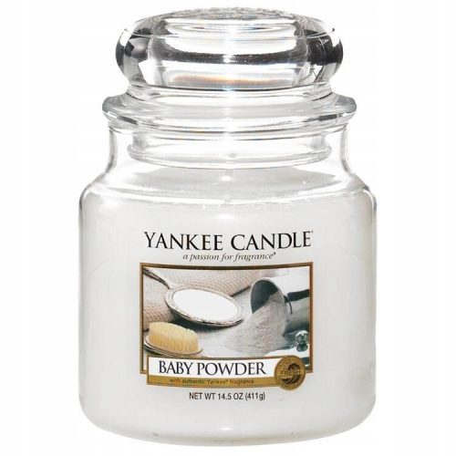  Traditional paraffin candle Baby Powder Yankee Candle 1 pc.