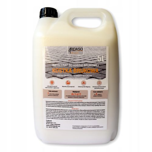 ARDASO silicone impregnation for paving stones, 5 l