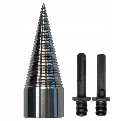 45 mm wood splitting drill, cone, SDS+ hexagon splitting drill