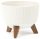  Flowerpot Lamela 29 cm x 29 x 18 cm diameter 29 cm plastic cream