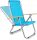 Sun loungers and garden and terrace E-Sezon deck chair, aluminium, blue and navy blue