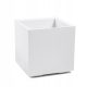  Lamela flowerpot 40 cm x 40 x 40 cm, white plastic