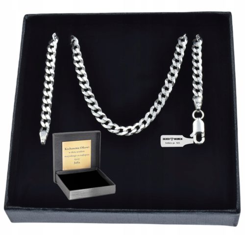  SILVER CHAIN 925 ARMOR 3.8 MM. + ENGRAVING