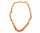  Necklace made of raw amber, uncut amber over the head