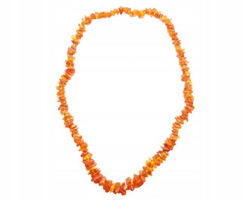  Necklace made of raw amber, uncut amber over the head