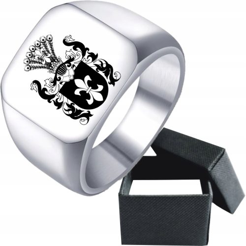  SILVER SIGNET with your Family_City Coat of Arms