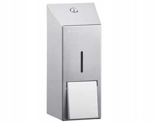 Manual wall-mounted soap dispenser Merida 800 ml, grey and silver tones