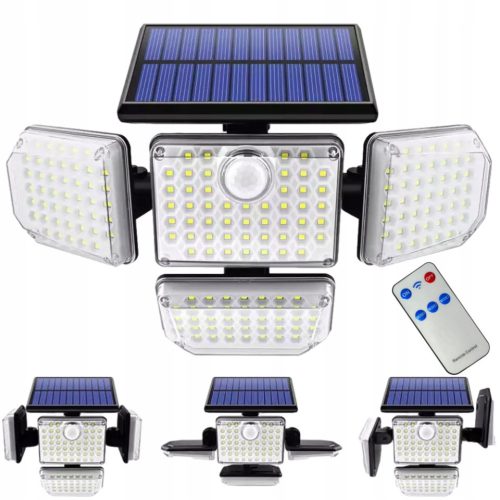 Street lights for the garden Street light 8 W 6000 lm solar powered