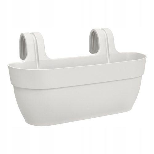  Elho flowerpot 46 cm x 24 x 27 cm, white plastic