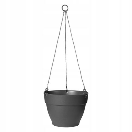  Elho flowerpot, 18 cm, diameter 26 cm, graphite-colored plastic