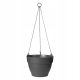  Elho flowerpot, 18 cm, diameter 26 cm, graphite-colored plastic