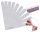 Hand file Straight paper powder gray