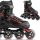  Patins à roues alignées Movino Cruzer B2, tailles 34-37, noir et rouge