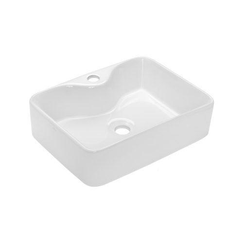 Rectangular countertop washbasin Invena Neri