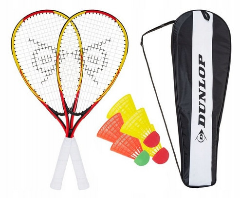 Dunlop Racketball Set with Shuttlecock