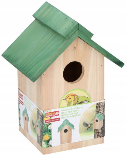  Wooden birdhouse, nesting box 7216