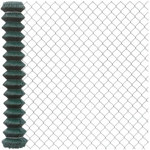 Coated wire mesh fence 25m 1.5m