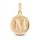  GOLDEN UNIQUE PENDANT MEDALLION LETTER M 585