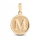  GOLDEN UNIQUE PENDANT MEDALLION LETTER M 585