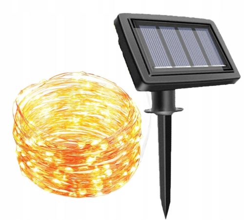  POLIFACH solar lamp, black, 1200 cm, 1 pc.