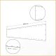  ŒILLETS DE MONTAGE TOUS LES 25 CM. COUVERTURE DE BALCON 6 M COVER-IT