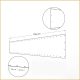  ŒILLETS DE MONTAGE TOUS LES 25 CM COUVERTURE DE BALCON 7 M COVER-IT