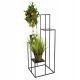 WOODEN FLOWER STAND HowHomely Metal Flower Stand 110 cm