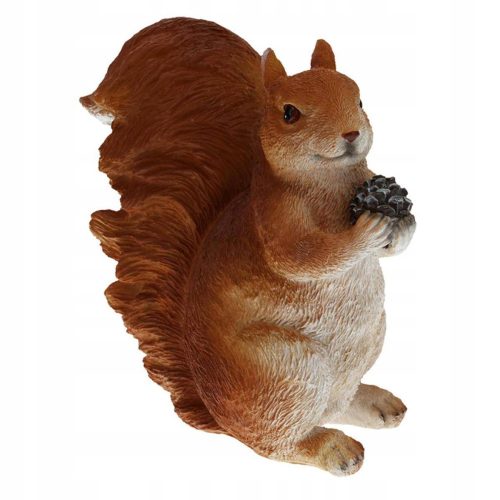  Garden Figure Decoration Squirrel with Pine Cones