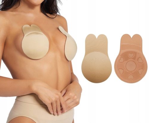  NIPPLE COVERS BREAST LIFT PATCHES BEIGE NUDE L/XL