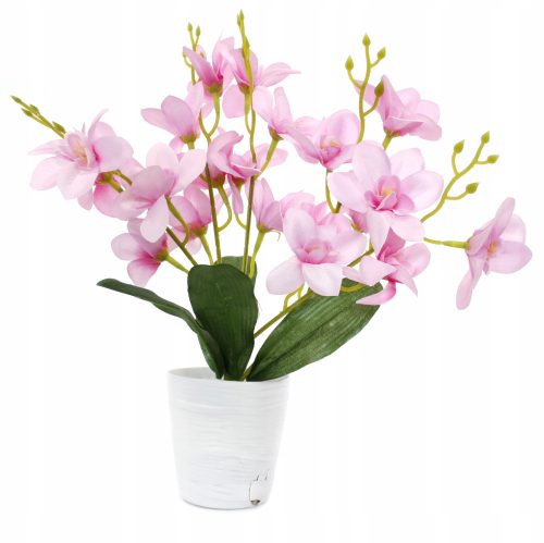 Artificial Flowers and Fruits ARTIFICIAL FLOWERS in Pot Orchid 40cm