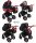  3in1 Dwarf NEXXO black RED SPORT stroller