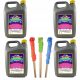 Soap bubble, liquid mega bubbles, 20 l + 3 sticks