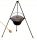  Hungarian cast iron cauldron 8l tripod lid