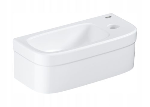 Grohe Euro Ceramic semi-circular countertop washbasin