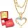  Gold Chain Infinity Celebrity Heart