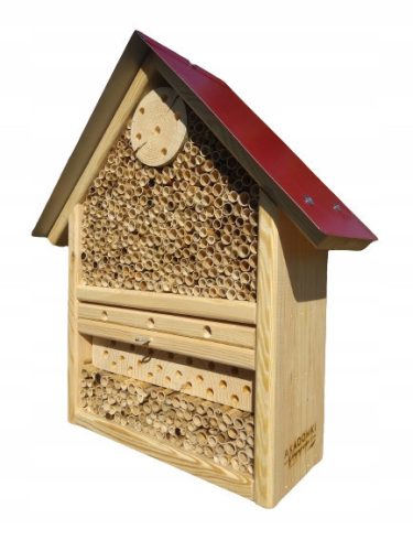  HOTEL for INSECTS, MASON BEES, sheet metal! H = 42cm!