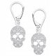  SILVER EARRINGS SUGAR SKULL silver 925