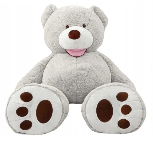  LARGE BIG PLUSH BEAR 130CM AMIGO PREMIUM GREY