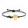  STRING BRACELET FOR MOTHER GOLD 585 ENGRAVING