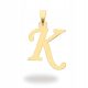  GOLD PENDANT 585 LETTER K