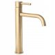 Rea Lungo L pedestal washbasin mixer, gold