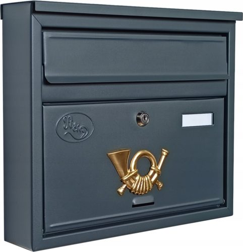 Mailbox - R&D T-11 Mailbox, Anthracite