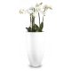 Pots and planters for outdoor and garden Polnix flowerpot 62 cm x 32 x 62 cm diameter 32 cm fiberglass white