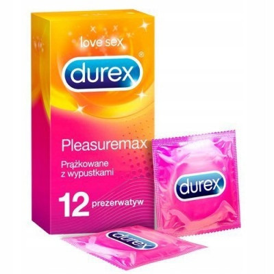  Durex Pleasuremax Condoms 12 pcs.