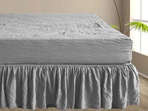 Terry cloth sheet with elastic band BeLinOr textile fitted sheet, linen, 200 x 220 cm